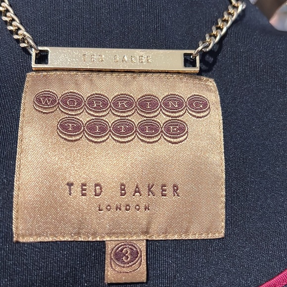 TED BAKER,BLACK TUXEDO STYLE JACKET - Picture 7 of 14